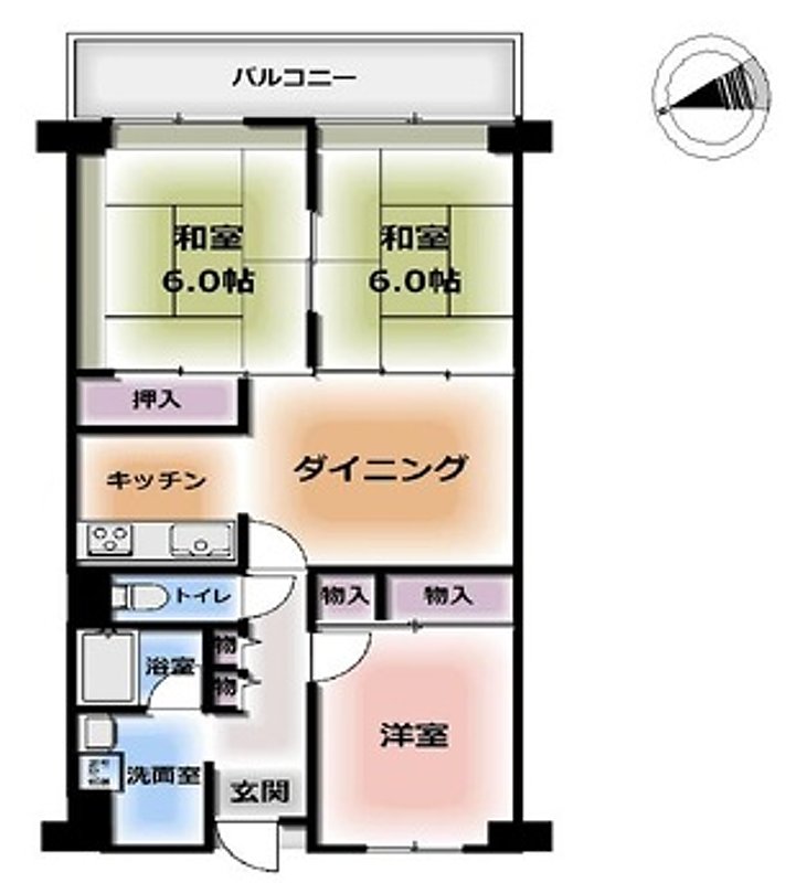 サンハイツ和泉砂川680万円